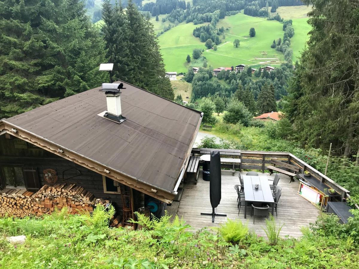Wasserfallhütte Saalbach Exterior foto